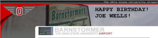 Joe Wells Barnstormer banner