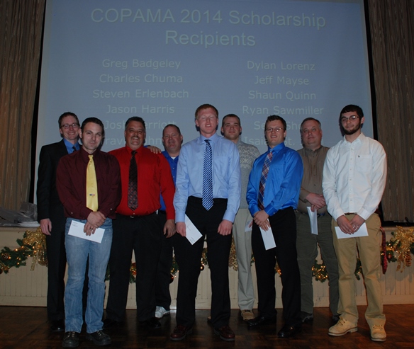 2014 Scholarship Fund Awardees in attendance.
