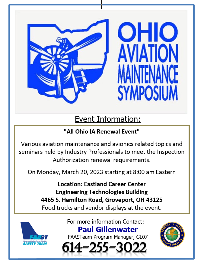 Ohio Aviation Maintenance Symposium 2023